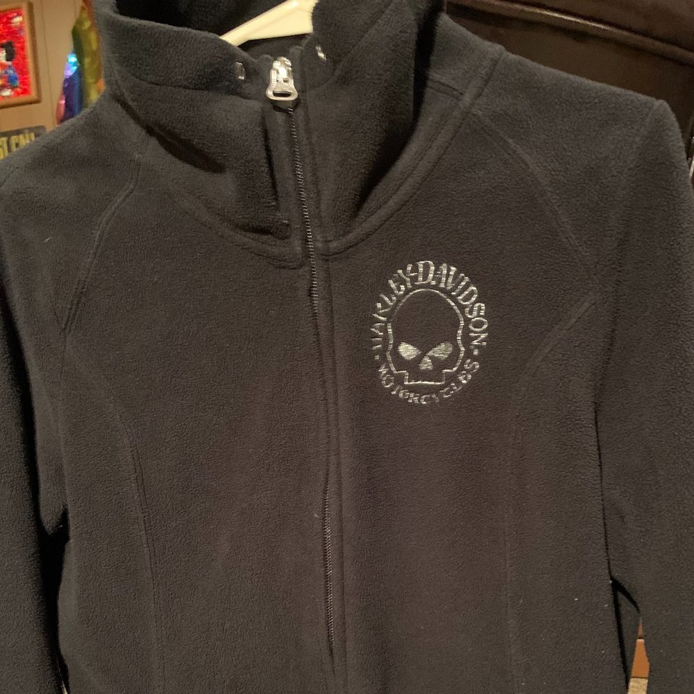 Genuine Harley-Davidson MotorClothes Women's Zippered Fleece, size Large